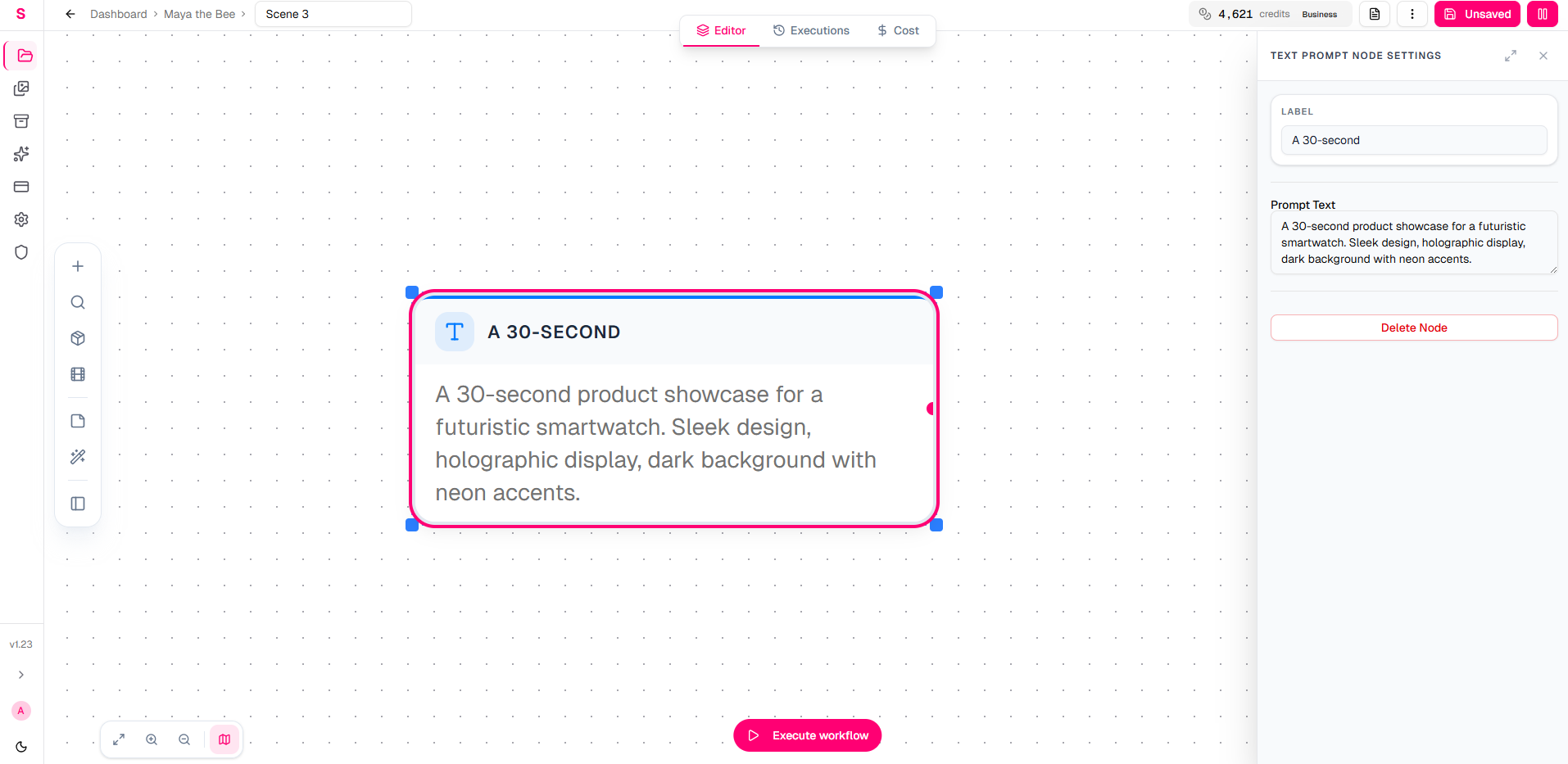 Add a Text Prompt Node